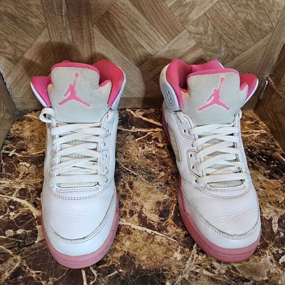 Jordan 5 Retro WNBA Pinksicle orange women's size 8. GS 6.5.   683 - Picture 9 of 12